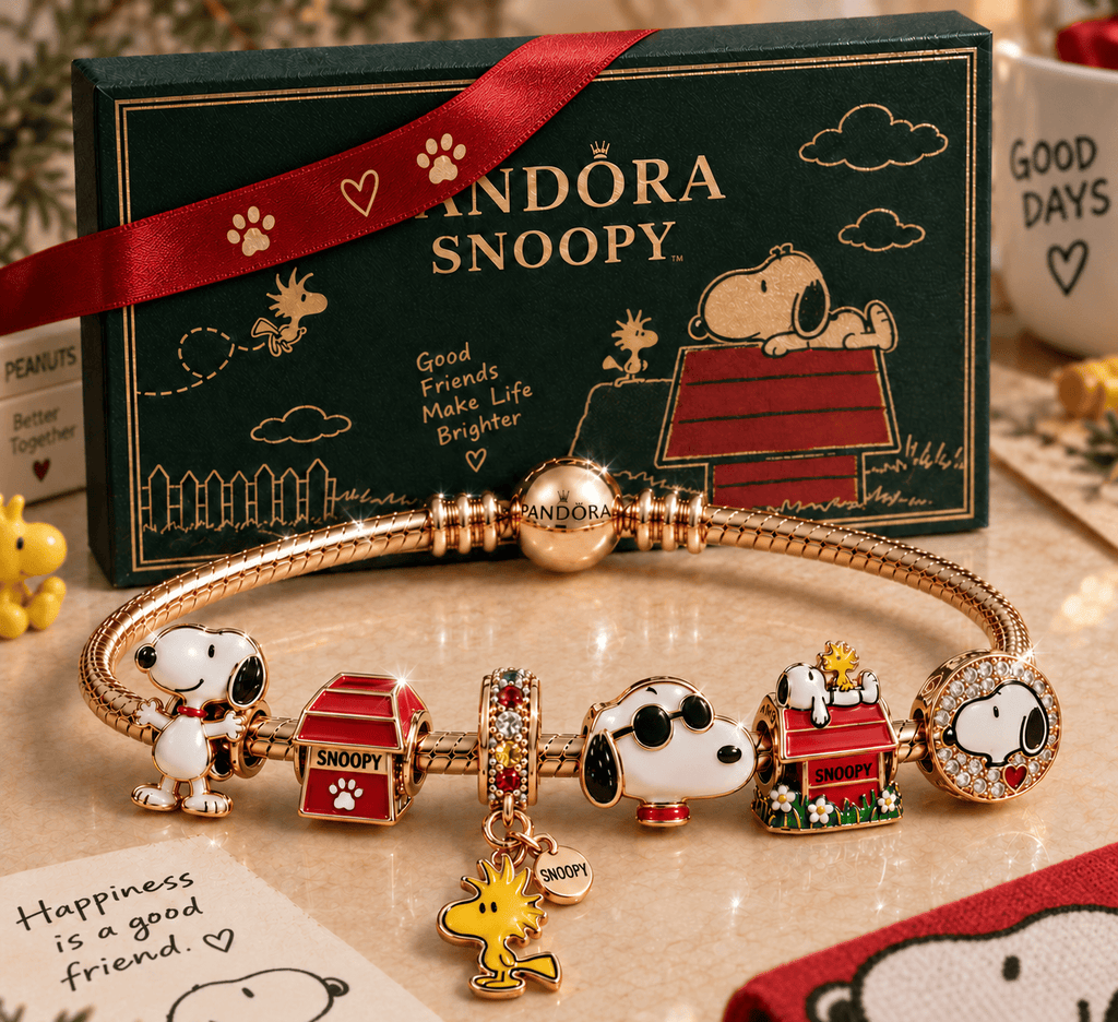 SPNY Gold Charm Bracelet Set PNPA