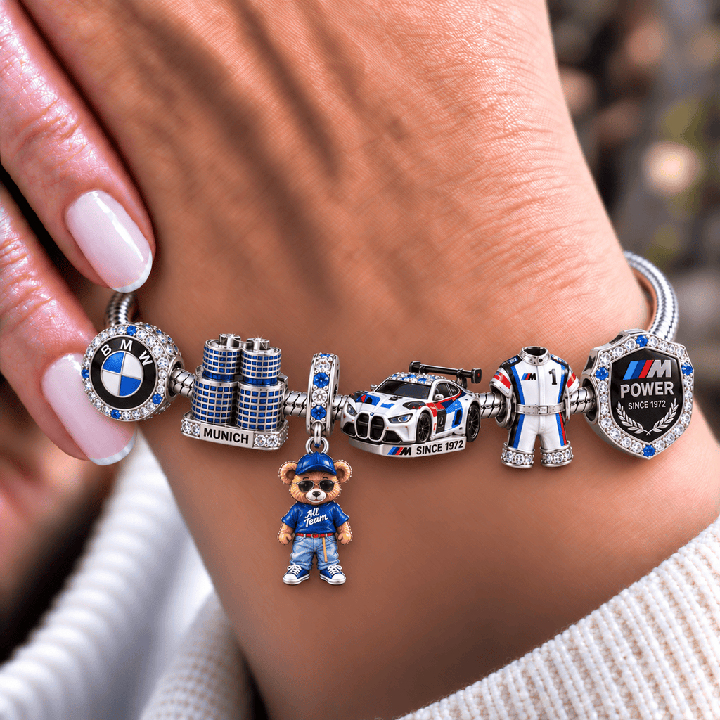 BW Silver Charm Bracelet Set NTVA
