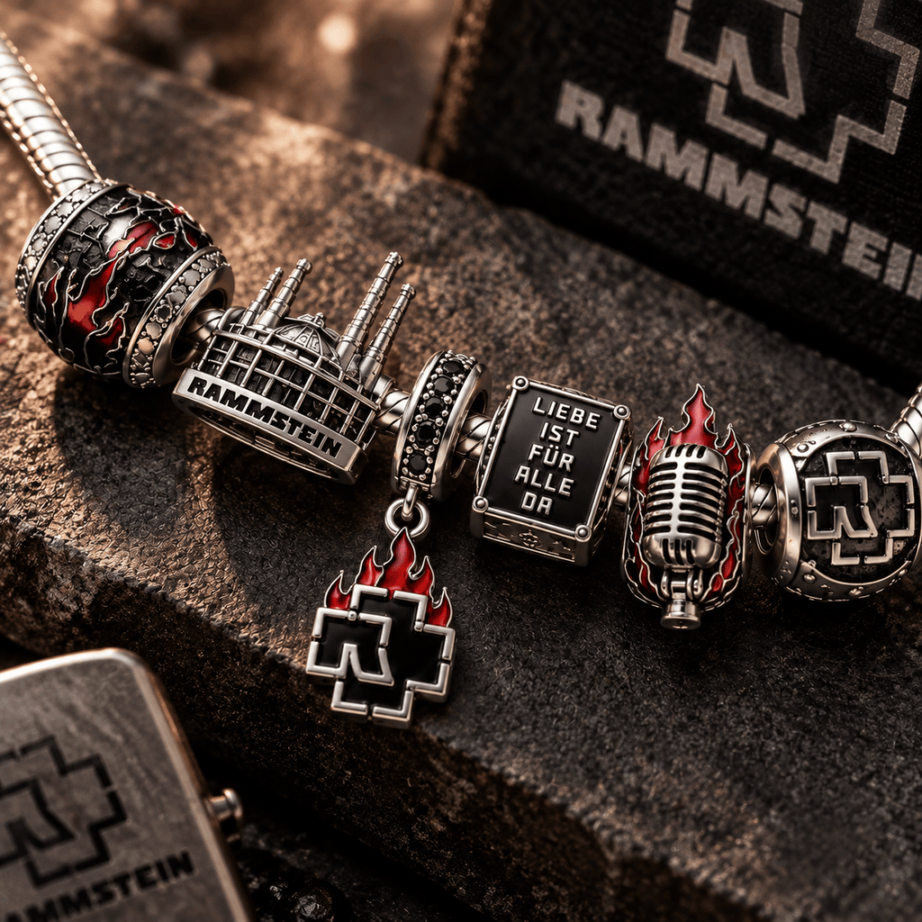 RMS Silver Charm Bracelet Set PTT