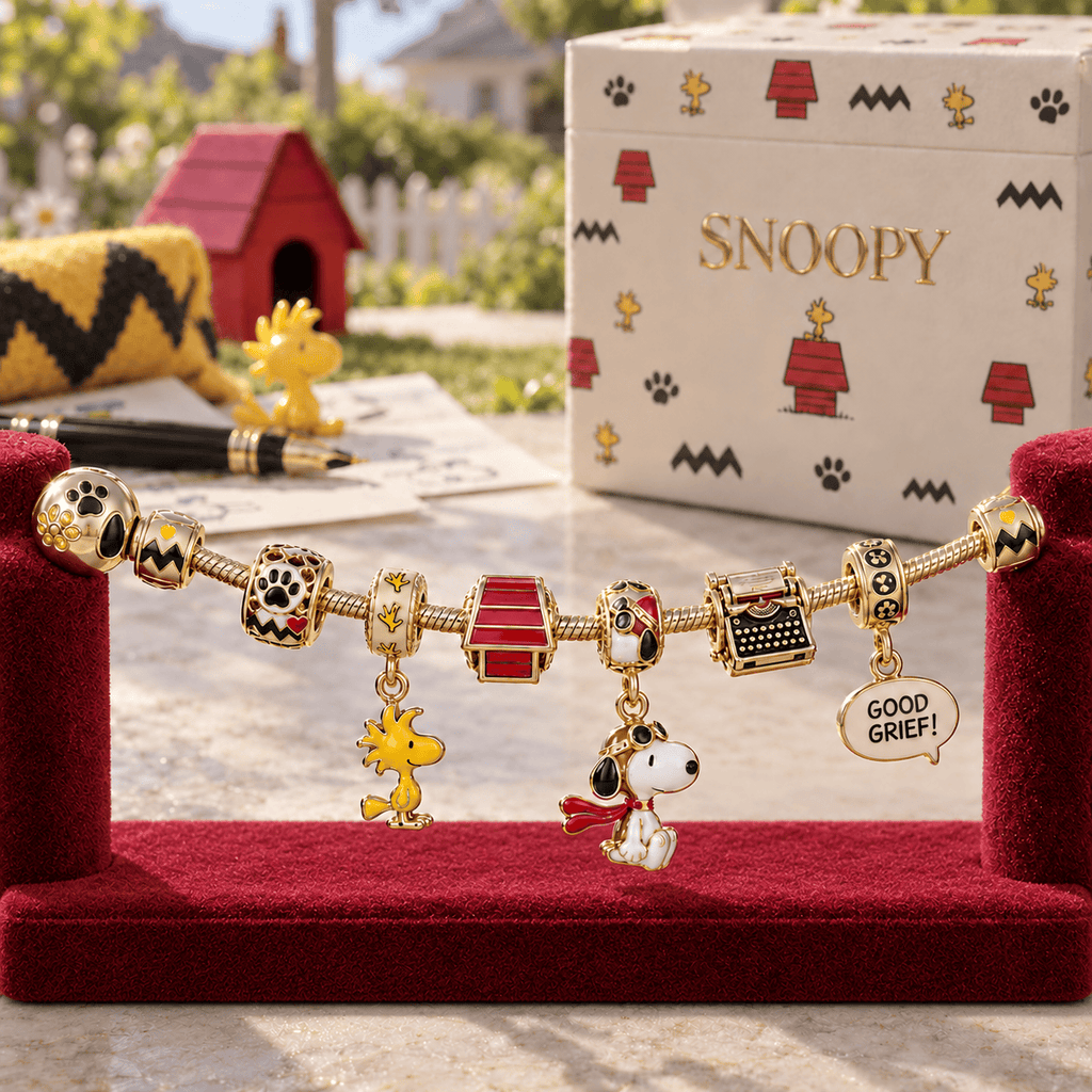 SPNY Gold Charm Bracelet Set HQH