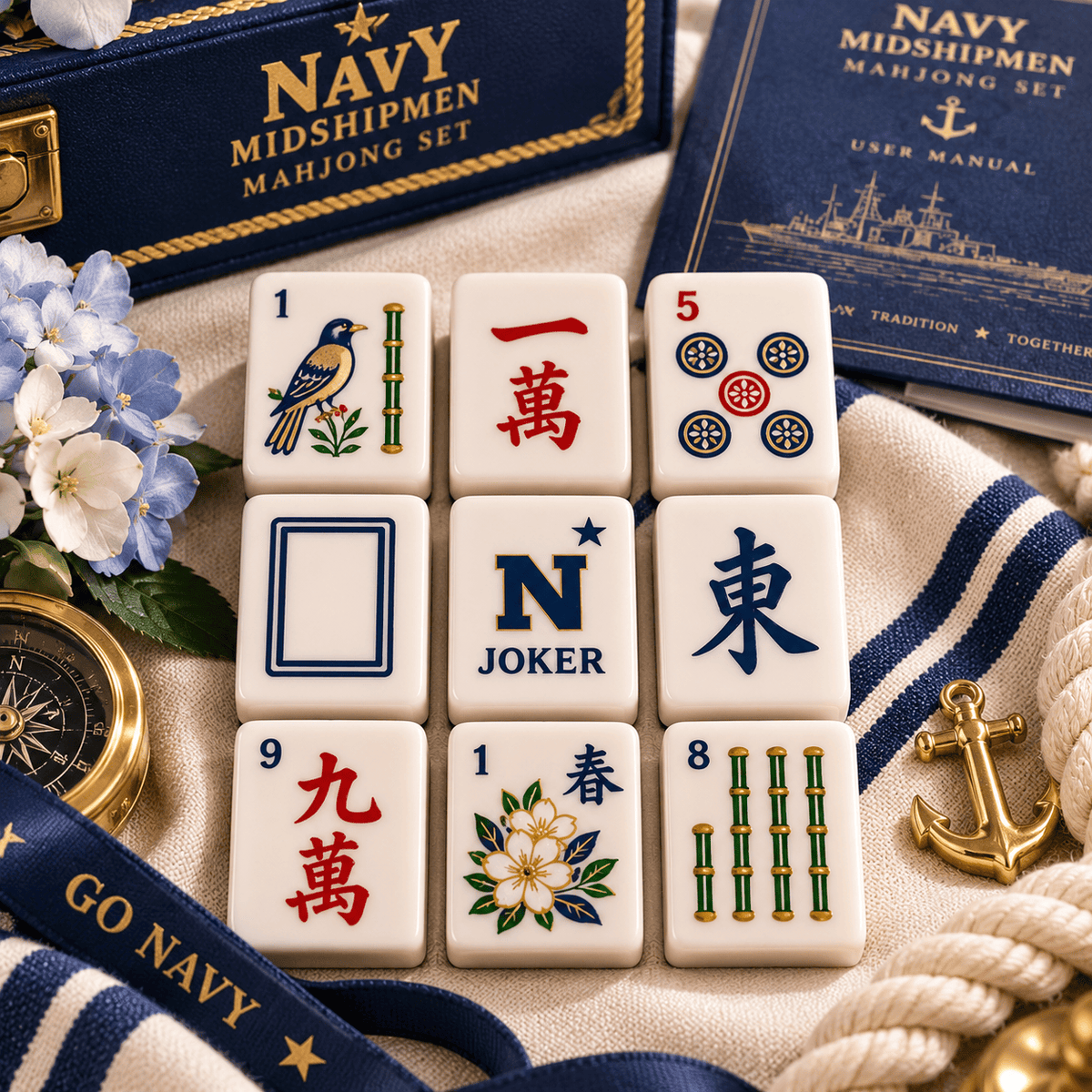 Premium NMSM Mahjong Tiles Set TNSM