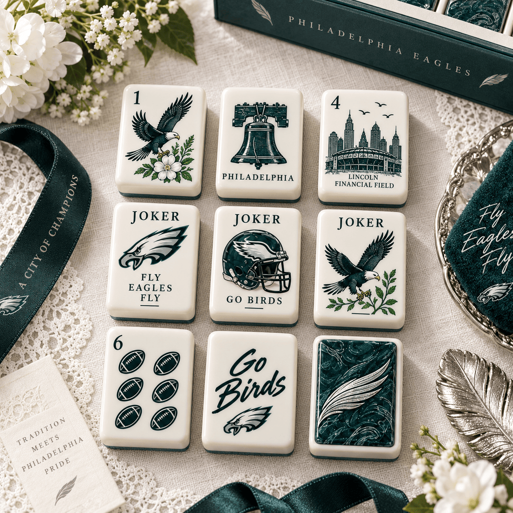 Premium PLDE Mahjong Tiles Set TNSM
