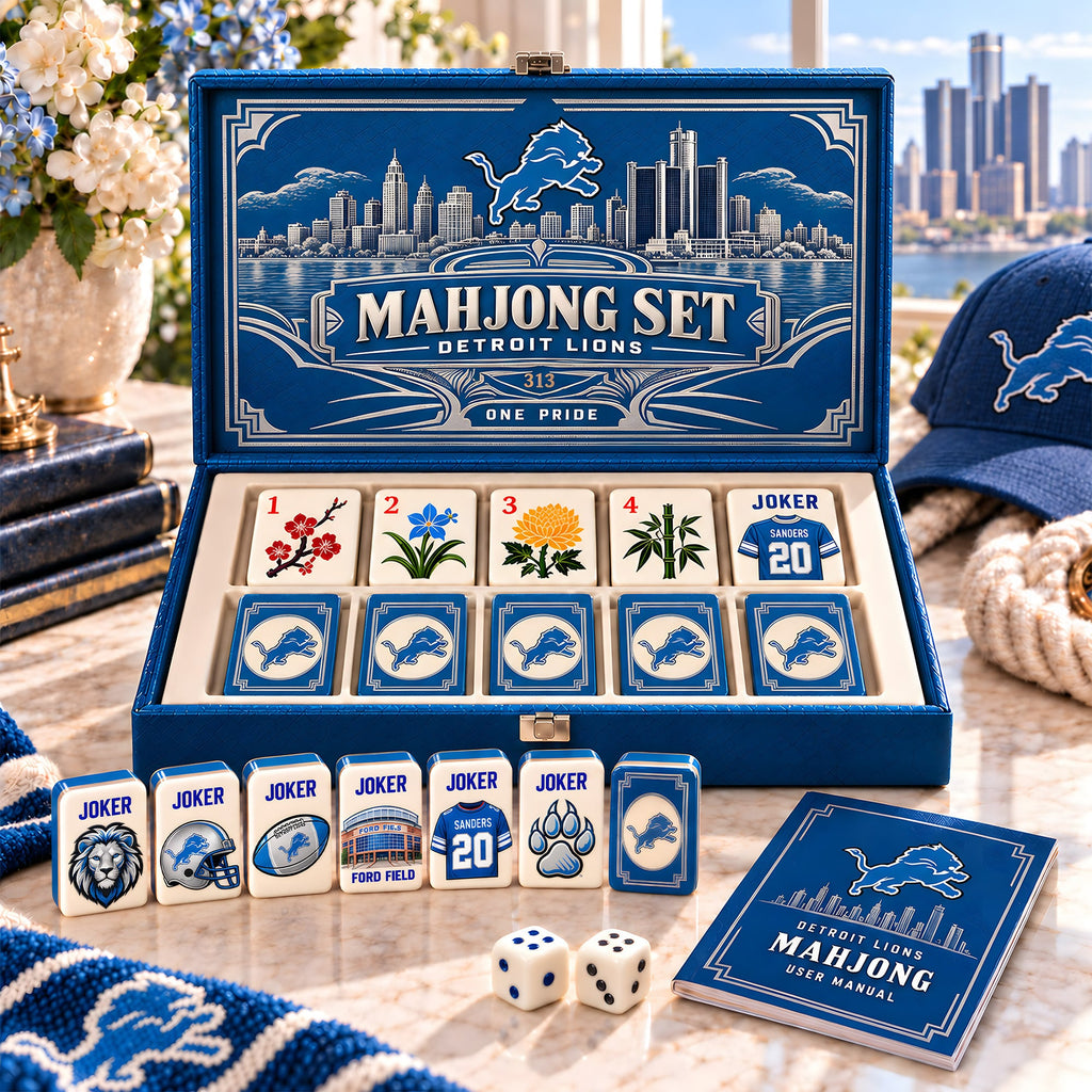 Premium DTL Mahjong Tiles Set TTMH