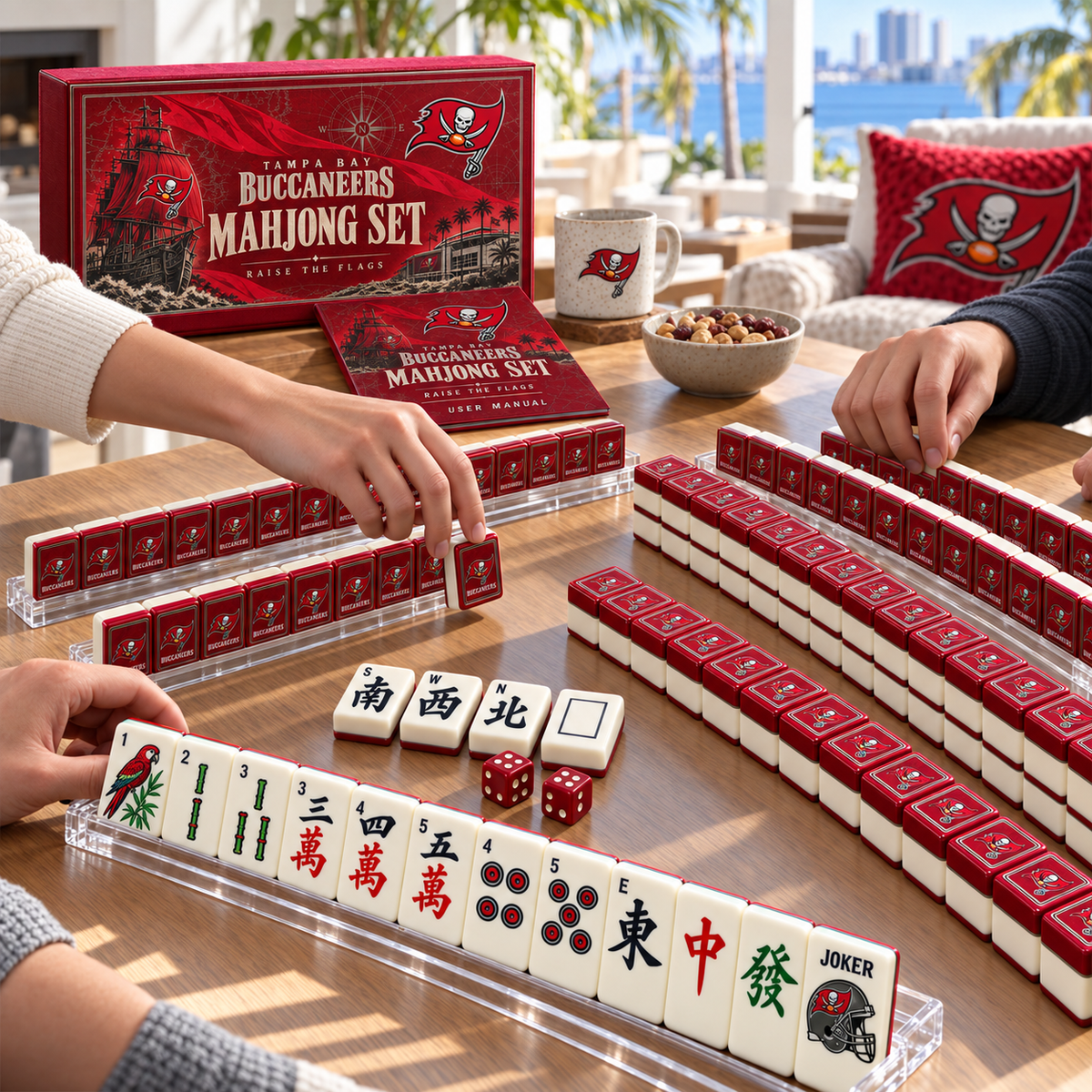 Premium TBB Mahjong Tiles Set PVNA