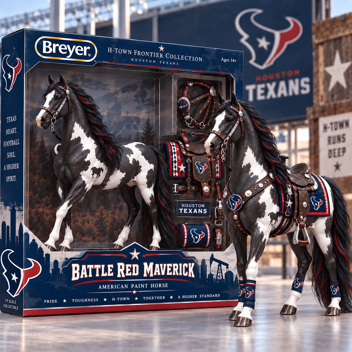 Premium HTX Heritage Horse Collectible Set PDL