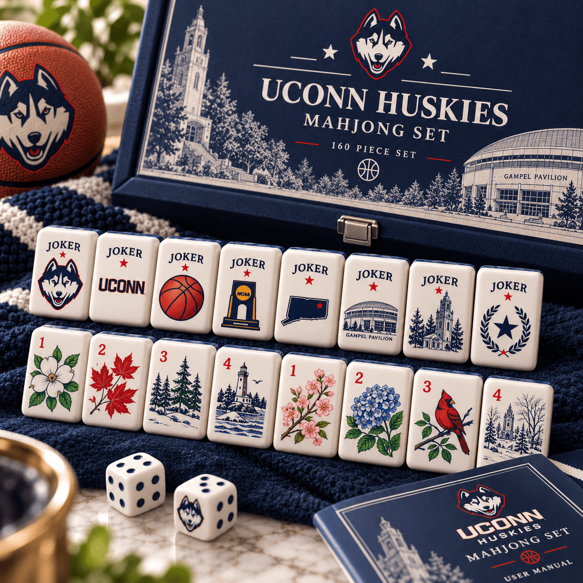 Premium UCHB Mahjong Tiles Set TNSM