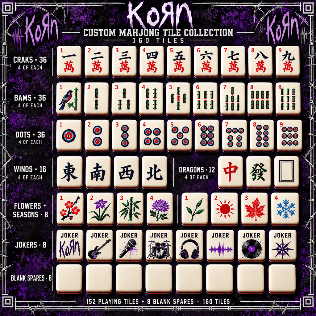 KRN Premium Mahjong Set – Game Night Edition PNPA