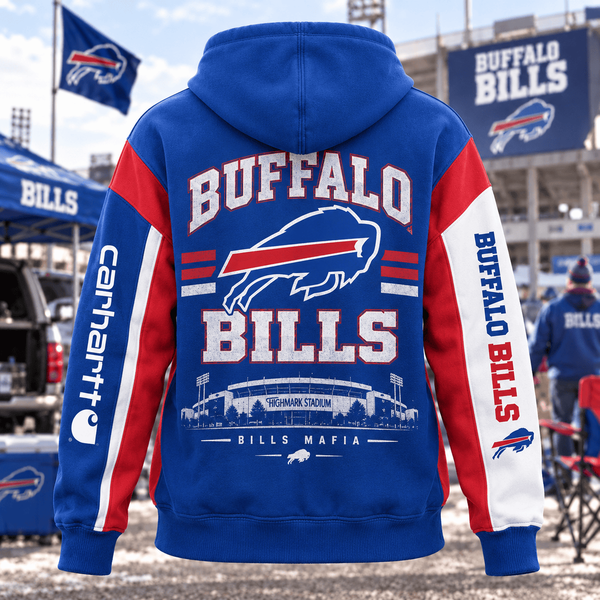 PREMIUM BFBL HOODIE COLOR BLOCK TTNL