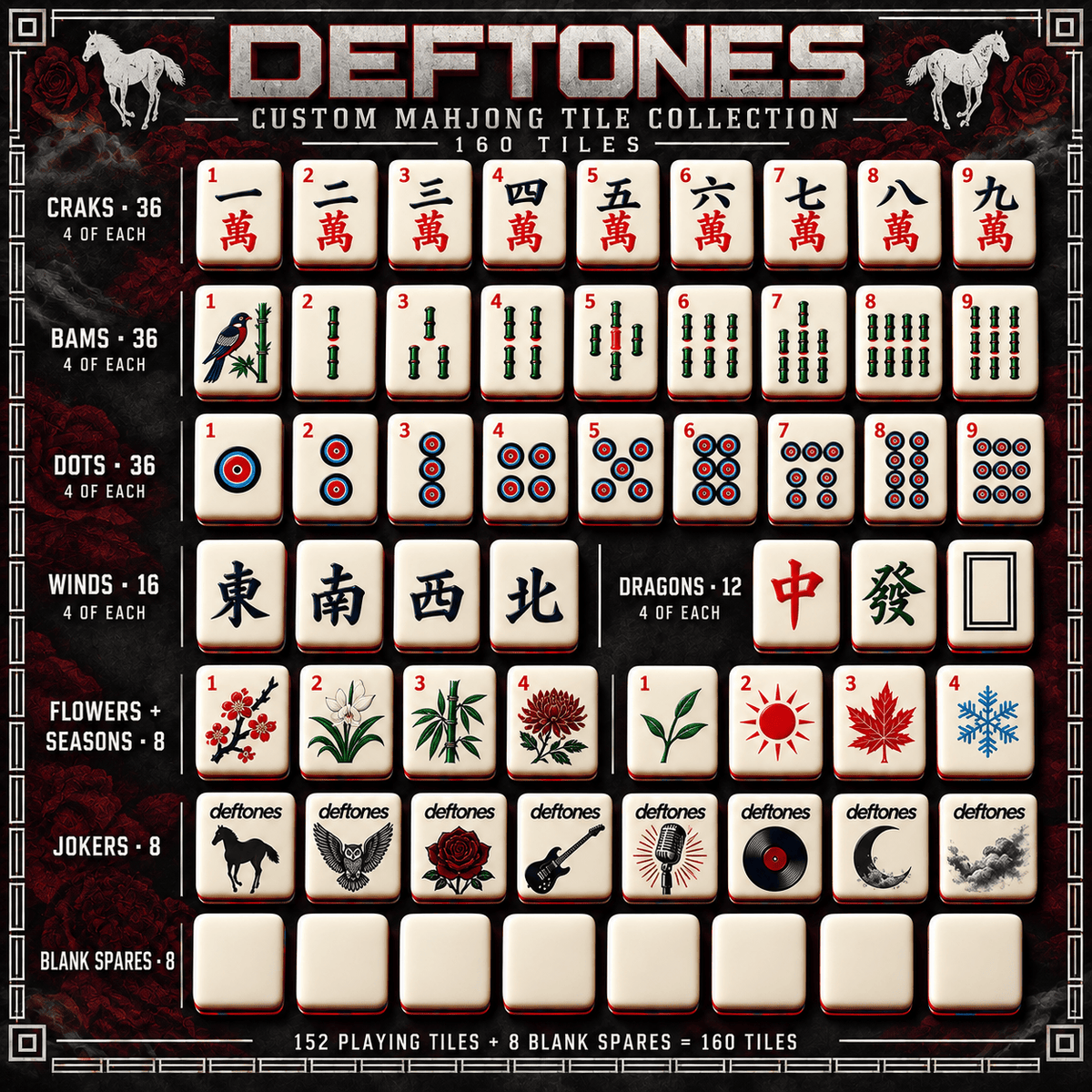 DTS Premium Mahjong Set – Game Night Edition PNPA
