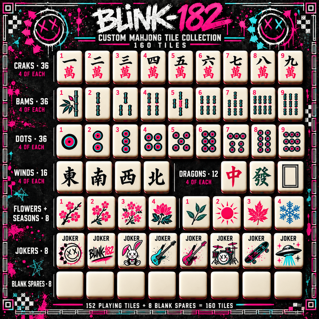 BLIK Premium Mahjong Set – Game Night Edition PNPA