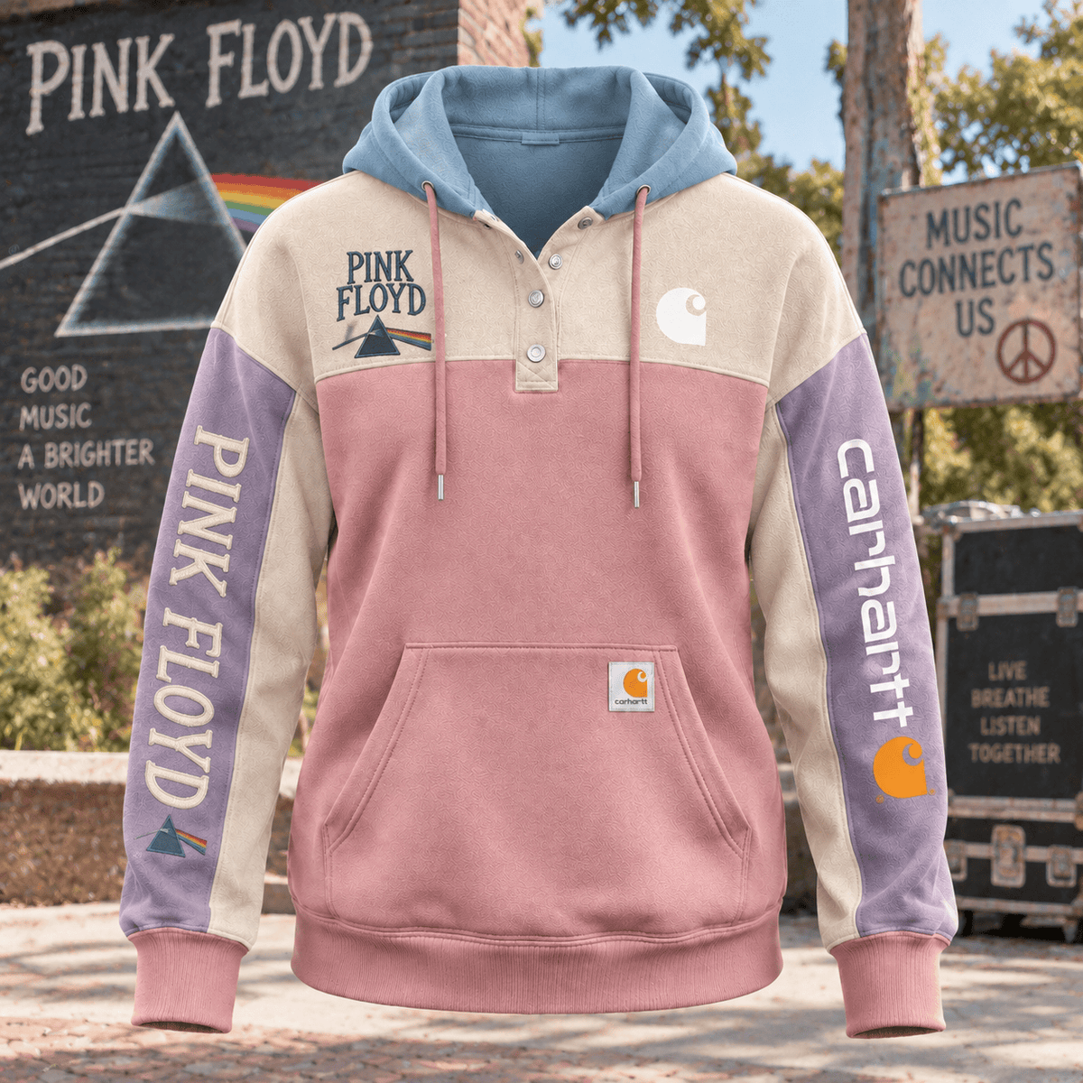 PREMIUM PFD HOODIE COLOR BLOCK TTNL