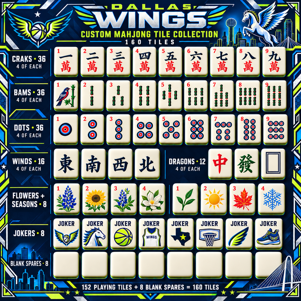 DLW Premium Mahjong Set – Game Night Edition PNPA