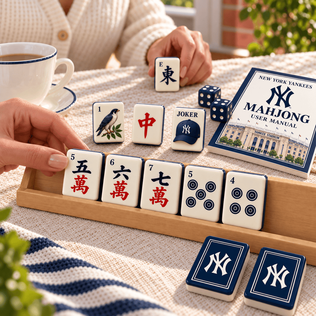 Premium NYY Mahjong Tiles Set TTMH