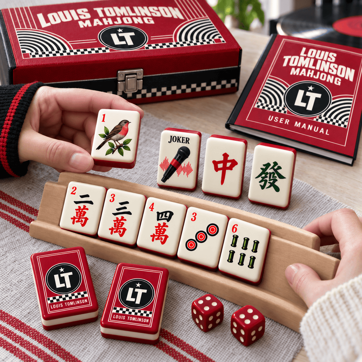 Premium LTLS Mahjong Tiles Set PVNA