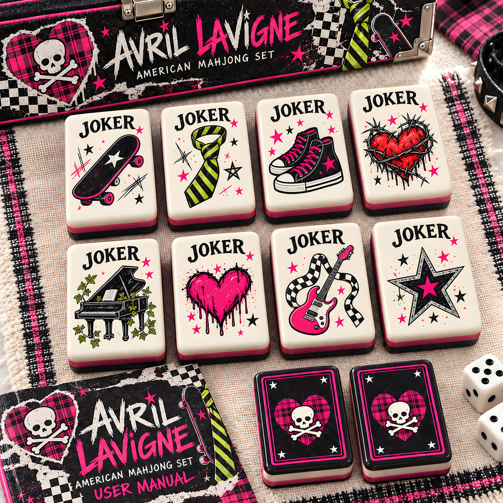 Premium AVLV Mahjong Tiles Set PVNA
