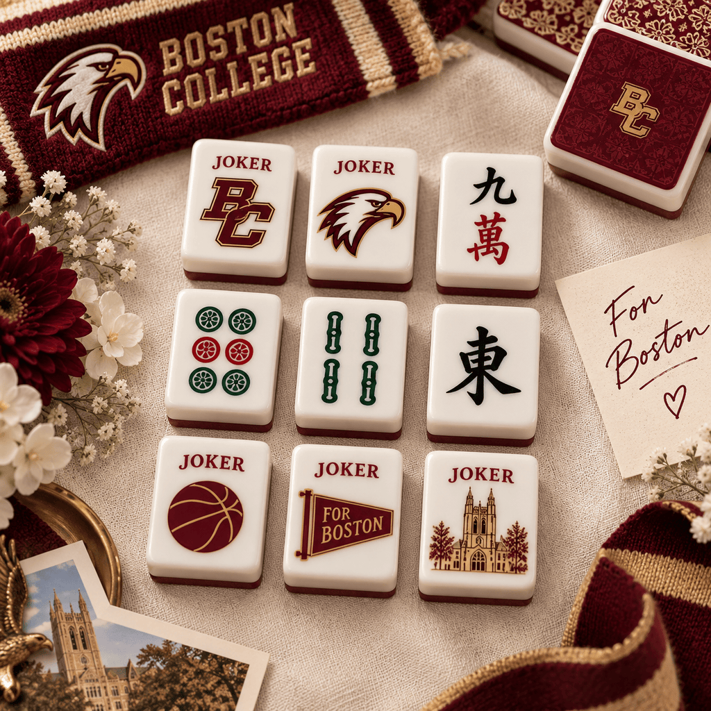 Premium BTCE Mahjong Tiles Set TNSM