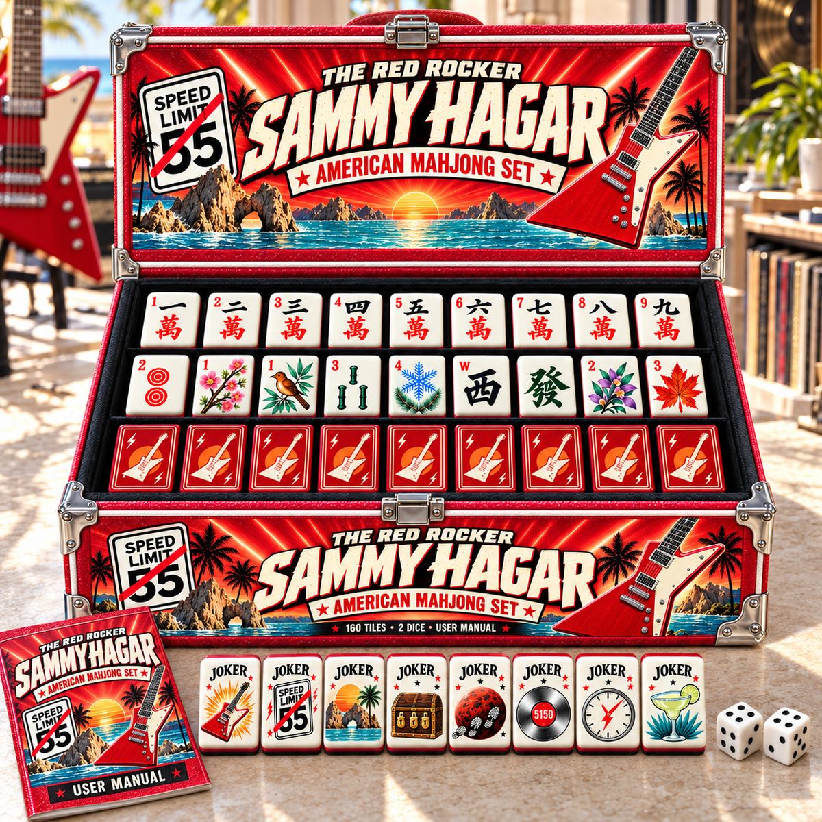 Premium SMYH Mahjong Tiles Set PVNA