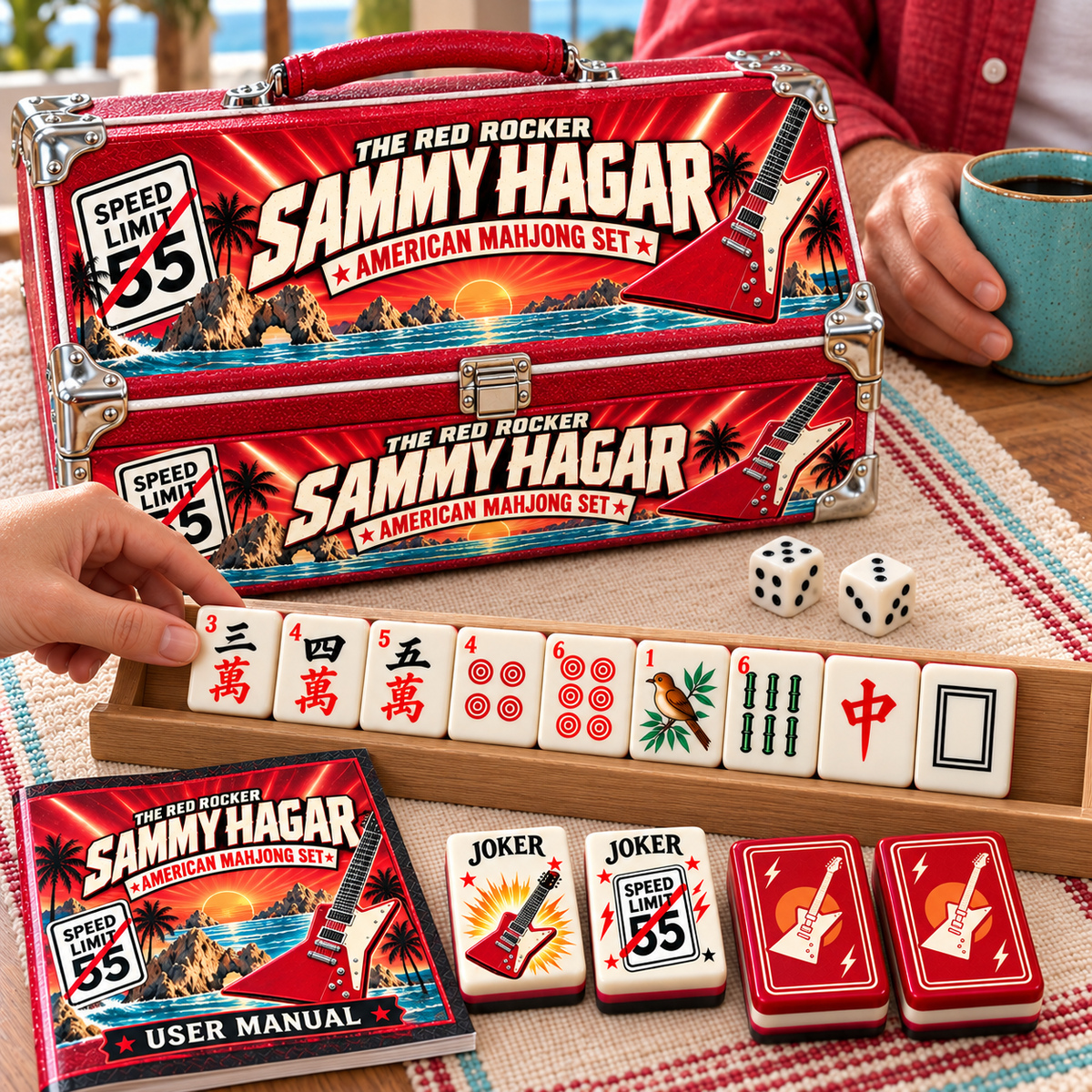 Premium SMYH Mahjong Tiles Set PVNA