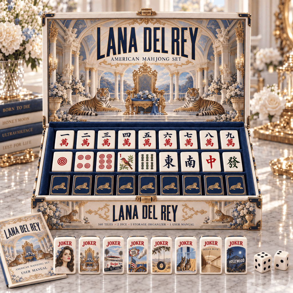 Premium LDR Mahjong Tiles Set TTMH