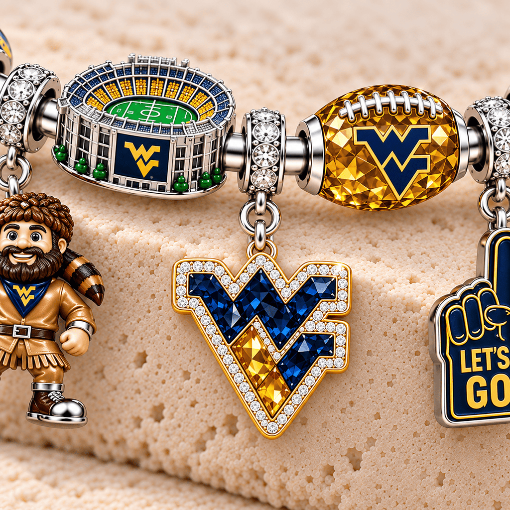 WVM Silver Charm Bracelet Set TMH