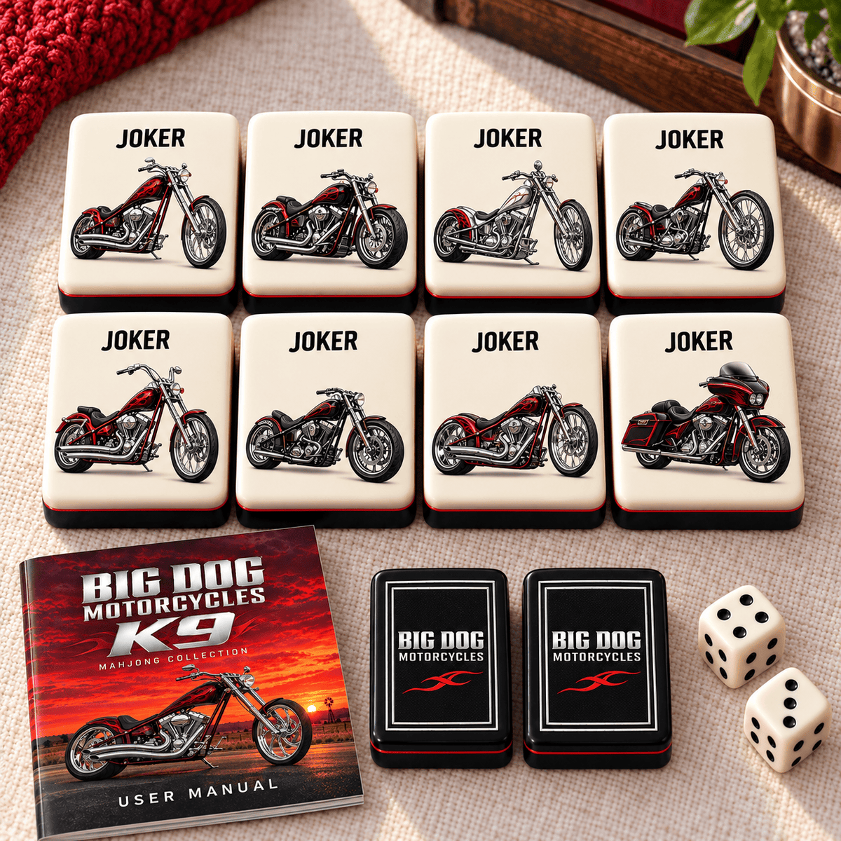 Premium BDM Mahjong Tiles Set TTMH