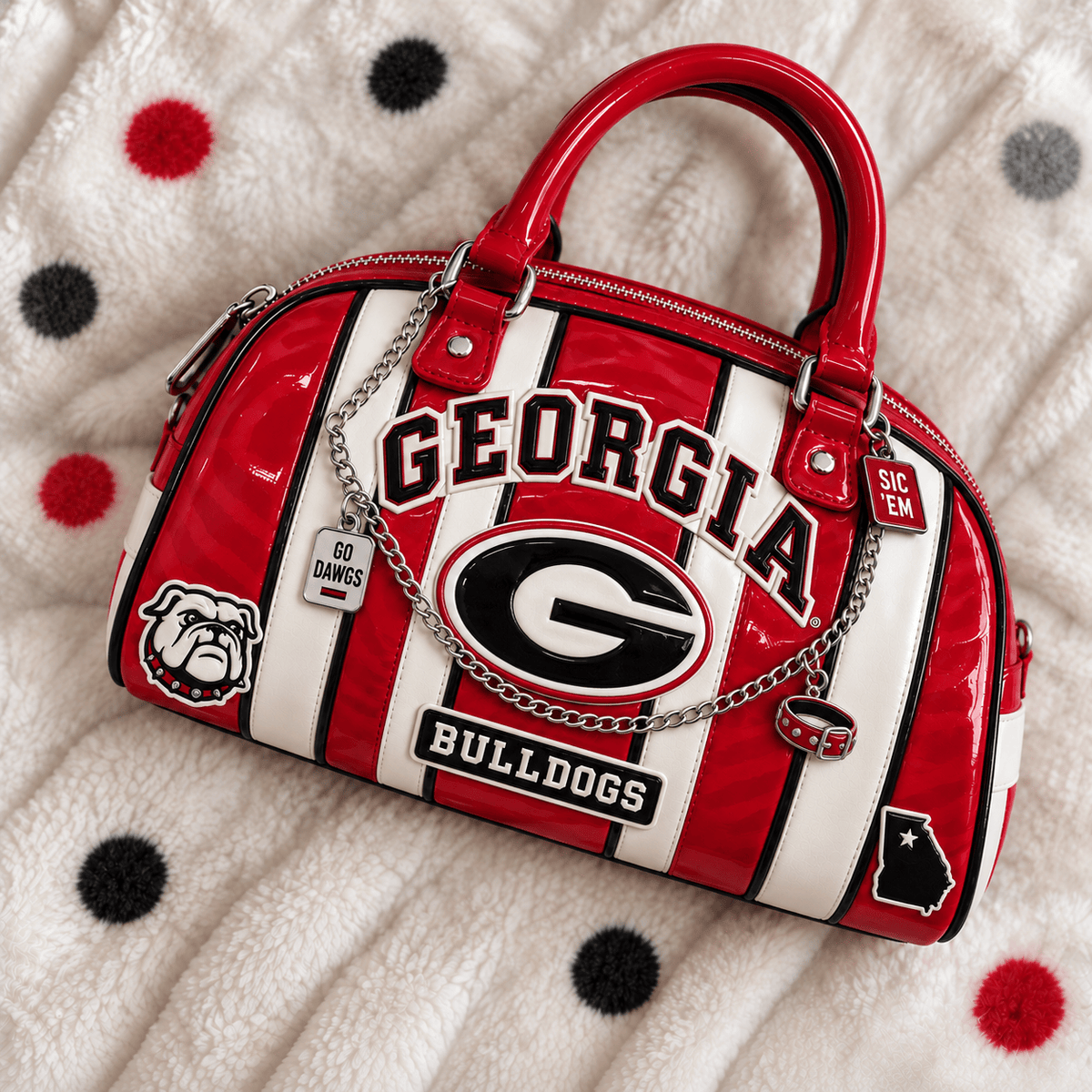 GGBD Patent Leather Handbag NTKO